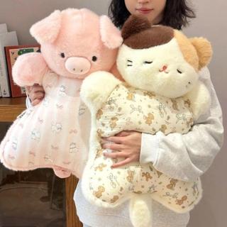 【✨萌萌抱枕✨】8.4~三花貓豆袋玩偶抱枕毛絨玩具娃娃靠枕抱枕睡覺生日禮物送女生