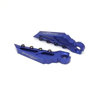 CNC 飛旋踏板 適用三代勁戰 四代勁戰 FORCE 155 SMAX 鋁合金改裝後座腳踏板 燒鈦幻彩漸層防滑 田螺精選