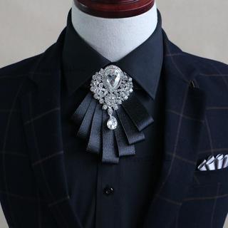 特賣🔥【新品】韓版領結男士新郎結婚禮服領花 司儀夜店領結潮SJFB