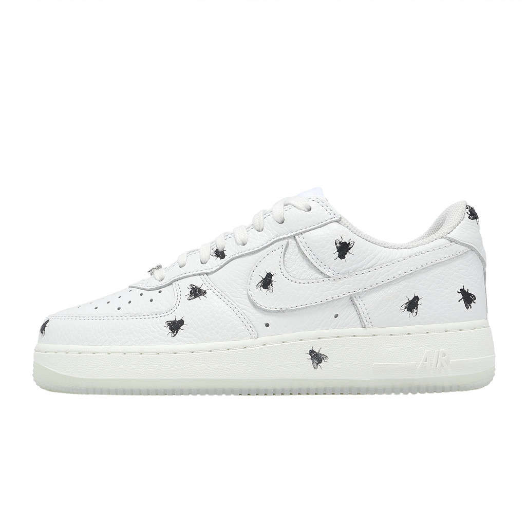 Nike 休閒鞋 Air Force 1 Retro 男鞋 白 蒼蠅 AF1 低筒 [ACS] IM3081-100