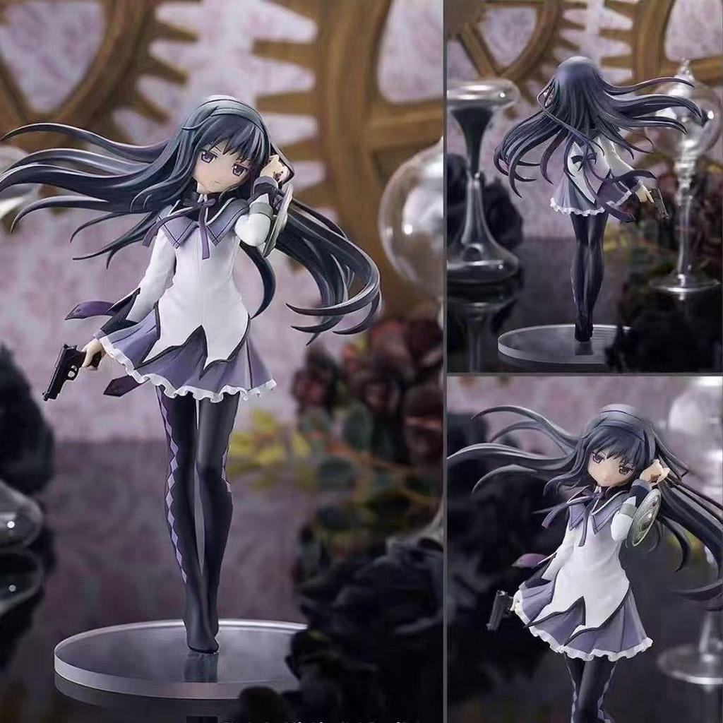 台灣出貨💫 手辦 模型擺件 公仔擺件 魔法少女小圓曉美焰鹿目圓丘動漫美少女桌面公仔手辦禮物擺件