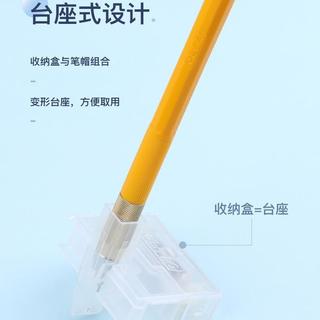 夏日繽紛價⭐日本進口olfa愛利華小黃筆刀橡皮磚刻刀AK-5雕刻筆刀紙雕美工刀