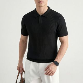 T-shirt men's Paul striped old money style business style