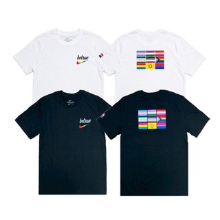 Nike Sportswear Betrue 彩虹系列短袖上衣 黑/白 DJ0929【SPLY】