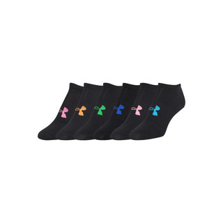 【愷斑】1312701-001 原價$980 UA #3 運動 襪子 SOLID NO SHOW 六雙裝 女款