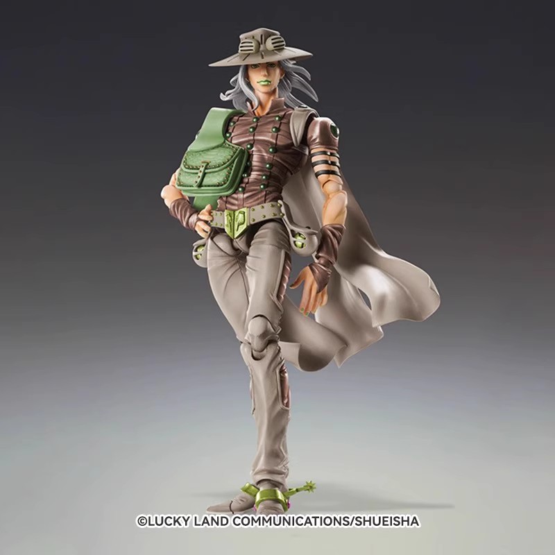 清倉【JOO的奇妙冒險】SBR飆馬野郎 傑洛齊貝林 可動 棕比藍色