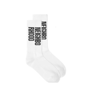 NEIGHBORHOOD ID LOGO SOCKS 長襪 白色