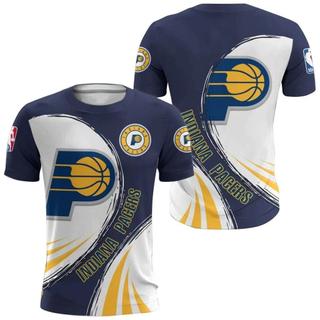 2026夏季運動上衣 訓練排汗透氣速乾T恤 2024新款NBA籃球3D數碼印花T恤球服圖案帥氣休閒寬鬆圓領短袖顯瘦