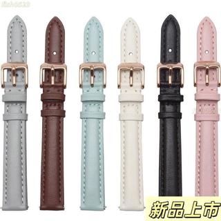 ✨臺灣熱銷✨錶帶 可愛錶帶頭層牛皮表帶 卡西歐LTP-1391女表替換代用表帶 粉色14mm真皮表帶