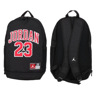 NIKE JORDAN JERSEY大型雙肩後背包( 飛人喬丹「JD2323008GS-001」 黑紅白