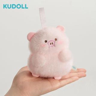 🔥臺灣出貨🔥KUDOLL庫島玩偶可愛小豬粉色柔軟毛絨包掛掛件裝飾禮物送禮
