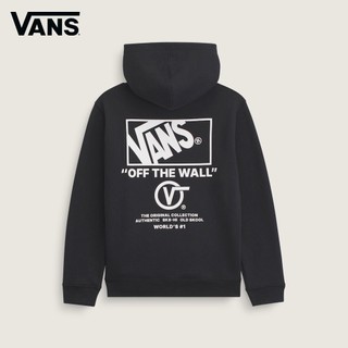Vans Stacked Hi Pullover 中童款黑色連帽大學T