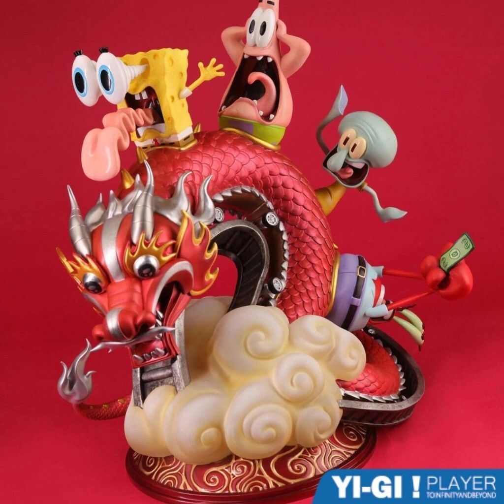 【壹吉玩家】SpongeBob SquarePants 海綿寶寶 海綿寶寶 火龍過山洞 | 玩具 公仔 潮玩 潮流