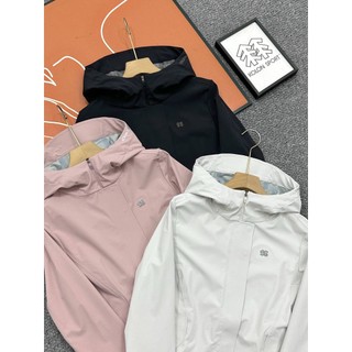 全新正版KOLON SPORT 可隆 女款連帽衝鋒衣 防水防風機能外套 戶外登山休閒夾克