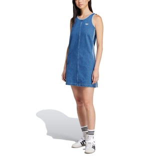 ADIDAS 女 DENIM 3S DRESS 連身洋裝-JD2580