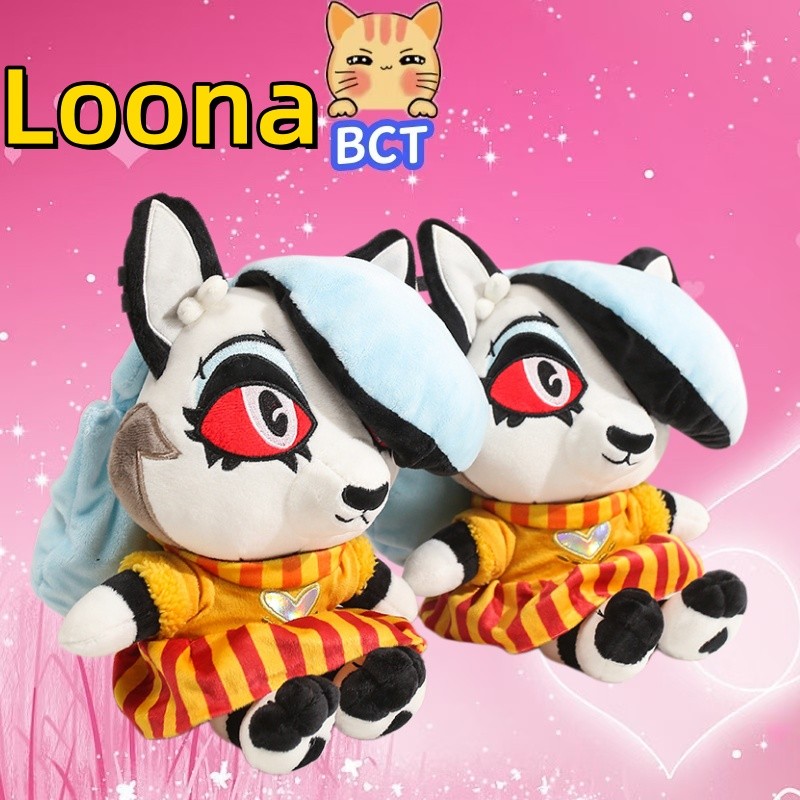 BCT 可愛 Loona 毛絨公仔卡哇伊 Helluva Boss 人物毛絨玩俱生日禮物男孩禮物女孩禮物現貨 COD