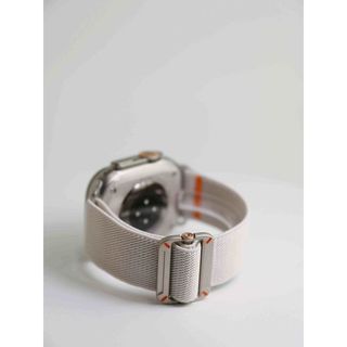 【新品特惠】手錶表帶 個性表帶 替換表帶 適用蘋果s10手錶尼龍腕帶SpiritBand編織工裝是/8/7/6/5/4/