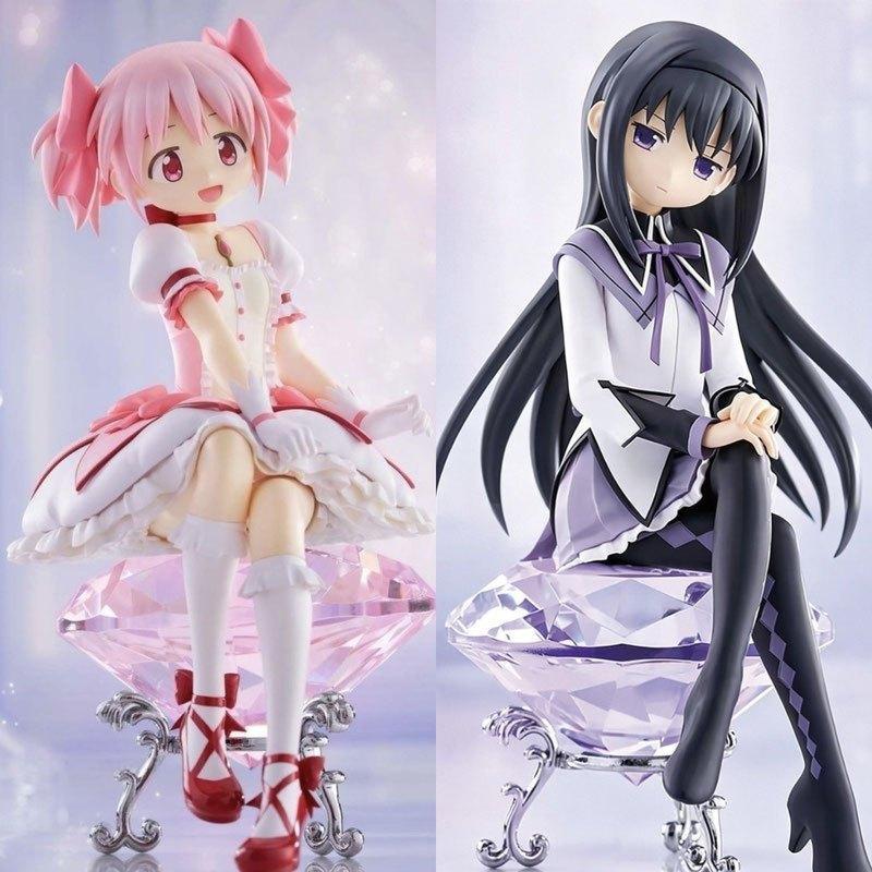 動漫周邊🎁魔法少女小圓 叛逆的物語 周邊手辦 鹿目圓 曉美焰 巴麻美 粉絲收藏 交換禮物 動漫魔法少女系列雕像小圓鹿目
