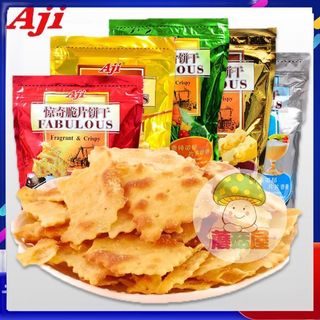 蘑菇屋 熱銷 爆款 Aji驚奇脆片餅乾200g 泡菜味 起士味 芥末味 網紅薄脆蔬菜餅乾 芝士味鹹味日系鹹餅乾