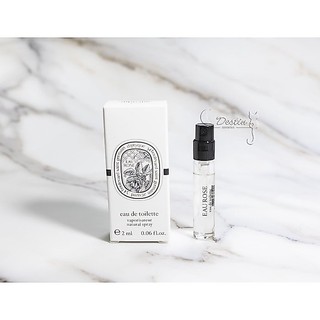 Diptyque 玫瑰之水 EAU ROSE 女性淡香水 2mL 可噴式 全新 試管香水