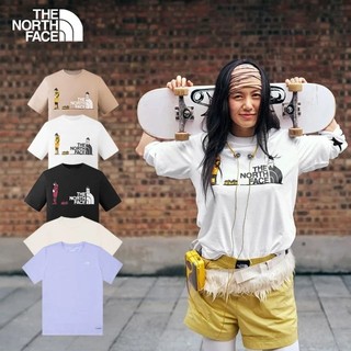 The North Face北面短袖｜男女款戶外寬鬆百搭印花T恤(多款任選)