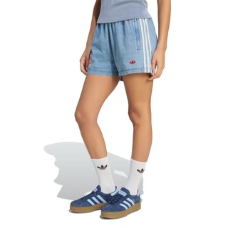 ADIDAS 女 DENIM SHORTS 運動短褲-KY7564