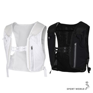 Descente 迪桑特 慢跑背心 透氣網布 多口袋 SR123RBG1F-BLK0/SR123RBG1F-WHT0