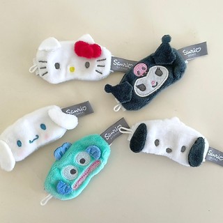 🇰🇷 韓國KKOBA 現貨 三麗鷗 SANRIO 眼罩 追星配件 絨毛吊飾 KITTY 大耳狗 漢頓 庫洛米 帕恰狗