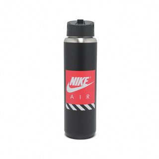 Nike 不鏽鋼水壺 SS Recharge 吸管 24oz 保冷 黑 水瓶 N101381206-824 [ACS]
