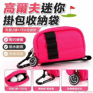 Golf⛳ 高爾夫球包 迷你小掛包 腰包 可放兩粒球 帶tee位收納 小球袋 高爾夫球TEE收納包 高爾夫球釘袋子
