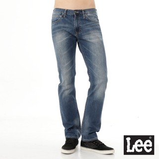 Lee 724 中腰標準直筒牛仔褲 男 中漂藍 Modern LL150037Y55