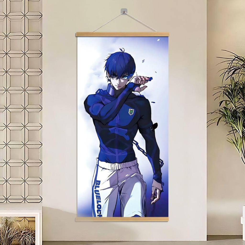 《藍色監獄》海報 藍色監獄周邊 日系海報 Blue Lock 藍色監獄藍鎖潔世一蜂樂回凪誠士郎人物海報周邊背景掛畫臥室裝