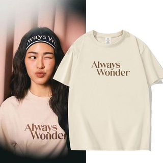 🎗️明星同款 Lingorm鄺玲玲 我們的秘密 同款 寬鬆短袖T恤女Always Wonder上衣服