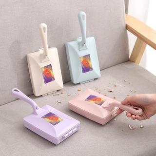 Household cleaning brush, double-roller dust removal brush,