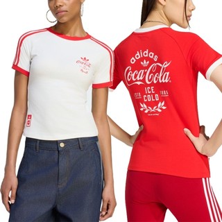 ADIDAS 女 3S TEE 圓領T(短)-KY7558/59