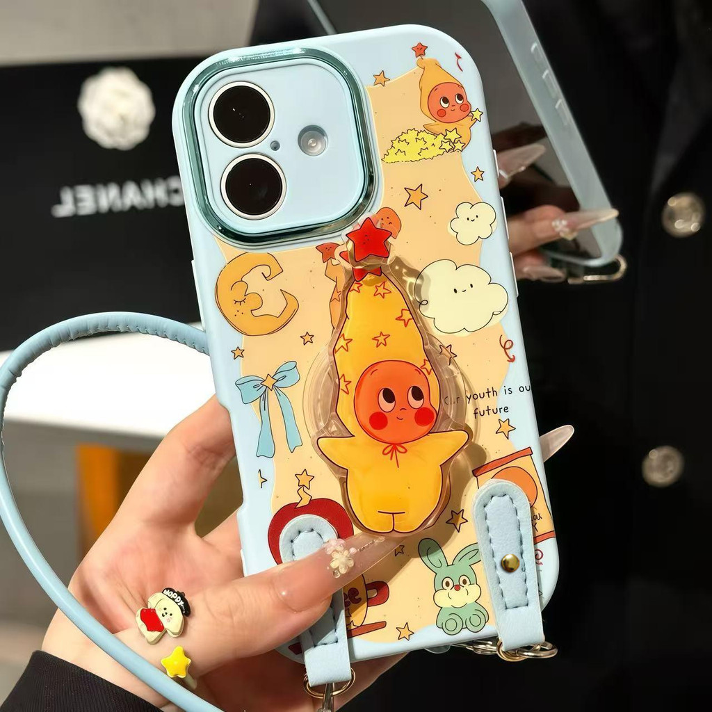 ZX甄選✨17手機殼 適用iPhone17ProMax手機殻蘋果16星星人支架新款iPhoneAir/15掛繩