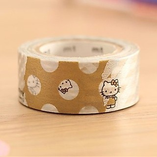 ●安琪書坊【紙膠帶分裝】日本 mt x sanrio - Hello Kitty 躲迷藏（2cm / 96cm）4循環