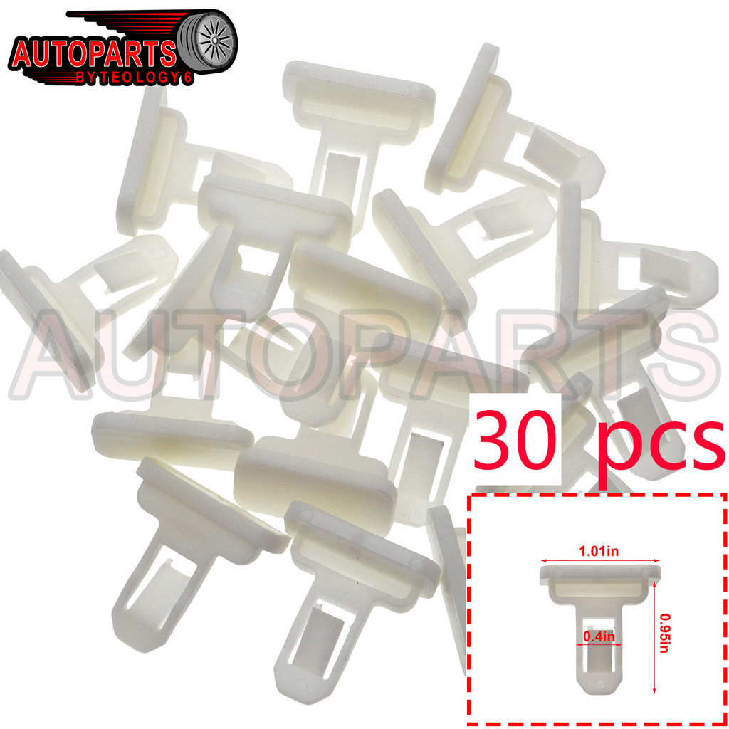 豐田 30x 適用於 TOYOTA BUMPER 固定夾 RAV4 4Runner 2013-2017 Corolla 