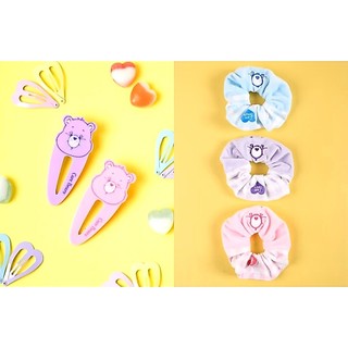 韓國🇰🇷Care Bears彩虹熊 愛心熊 髮夾 髮圈 眼罩