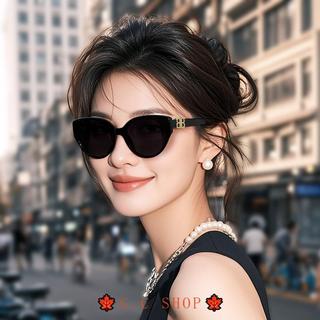🍁C.C SHOP🍁 貓眼鏡框 太陽鏡 女士潮流防紫外線貓眼 墨鏡 男復古個性大框遮陽眼鏡 韓版 潮 網紅 明星同款