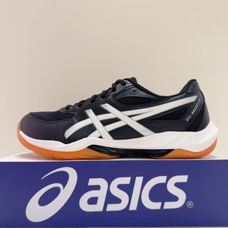 ASICS GEL-ROCKET 12 2E 男女款 黑色 寬楦 耐磨 緩震 排球鞋 羽球鞋 1073A081-001