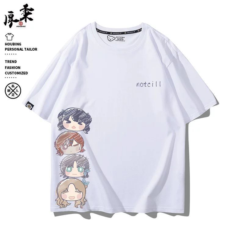 🪩アイドルマスター🪩偶像大師 週邊 偶像大師係列 偶像大師閃耀色彩淺倉透短袖T恤棉痛衣動漫週邊夏季純棉百搭衣服 X4NR