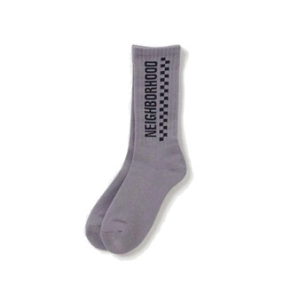 NEIGHBORHOOD CI CHECKER SOCKS 棋盤格長襪 灰色