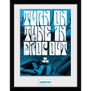 《WOODSTOCK 伍茲塔克》Turn On, Tune In, Drop Out -45x35 含框海報