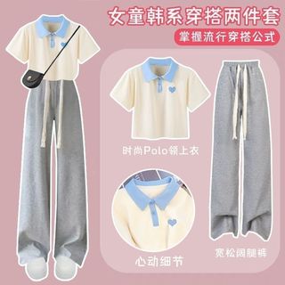 特賣✨女童夏裝套裝2025新款中大童夏季款洋氣休閒運動t恤長褲兩件套ins8wSI