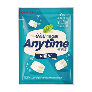 💫靈韻美饌✨代購韓國進口樂天三層夾心牛奶味薄荷糖92g清涼硬糖糖果零食
