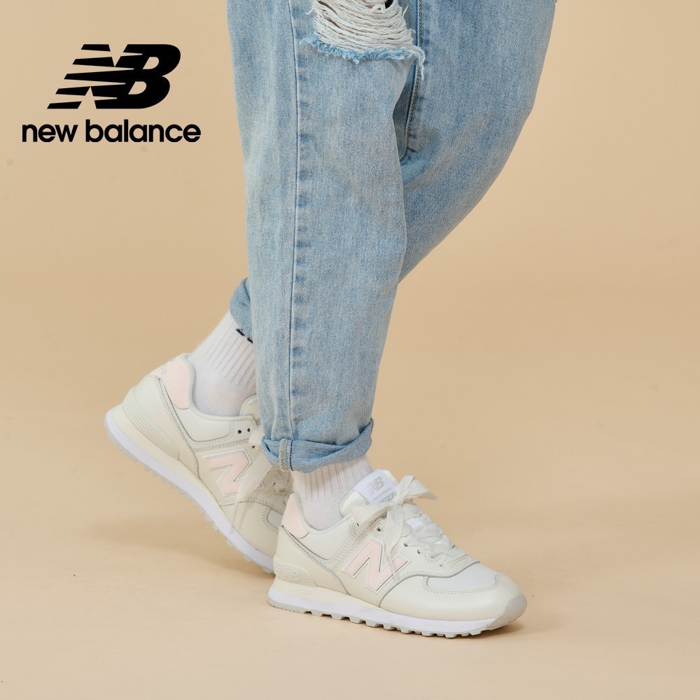 【New Balance】 NB 復古鞋_女性_奶油粉_WL574FJ2-B 574 (網路獨家款)