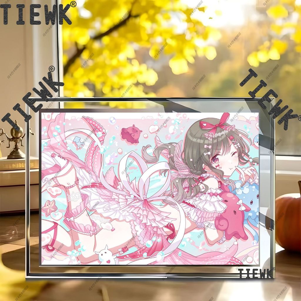 🪩アイドルマスター🪩偶像大師 週邊 偶像大師係列 偶像大師閃耀色彩週邊穀子玻璃相框擺件裝飾品禮物送朋友閨蜜收藏 MPXL