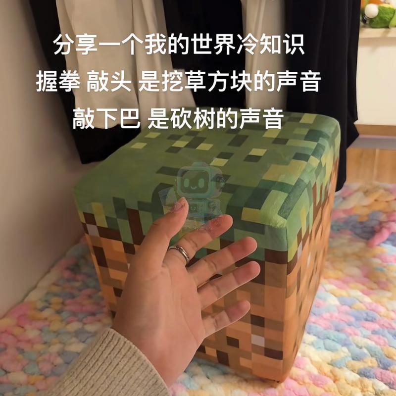 【台灣出貨】我的世界方塊玩偶抱枕 遊戲 周邊海綿方塊 箱子TNT 毛絨玩具 坐墊靠枕 有趣枕頭