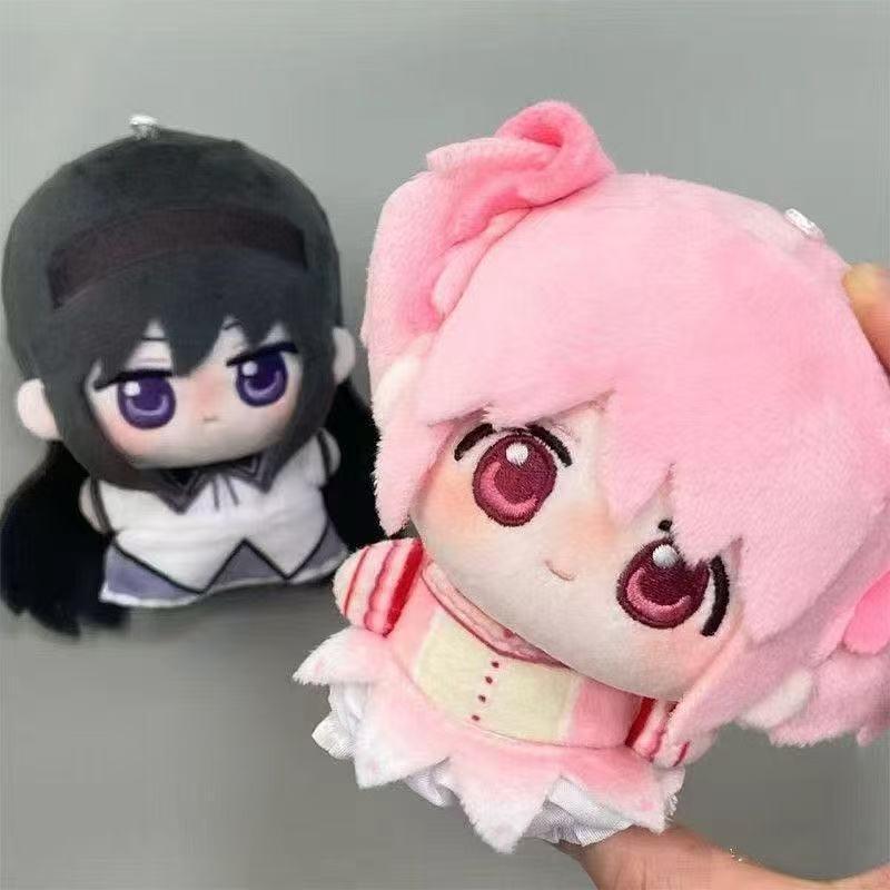 《魔法少女小圓》鹿目圓 曉美焰 巴麻美 佐倉杏子 魔法少女小圓同人系列10cm努努鹿目圓曉美焰娃娃動漫周邊玩偶禮物
